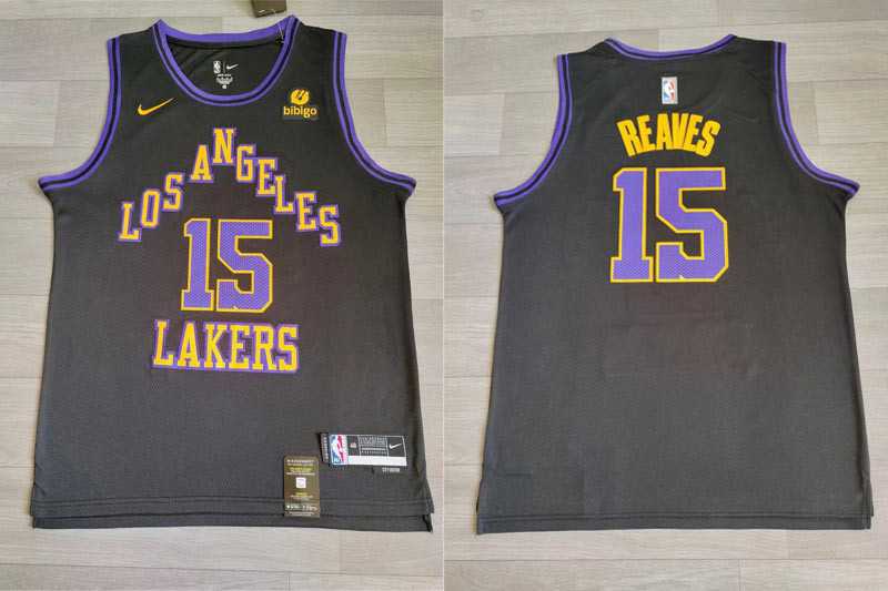 Lakers 15 Austin Reaves Black Nike 2023-24 City Edition Swingman Jersey,We sell and wholesale Lakers 15 Austin Reaves Black Nike 2023-24 City Edition Swingman Jersey on line form chian!